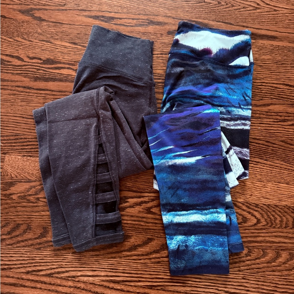 TWO PAIRS OF SPORTY LEGGINGS